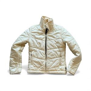 Abercrombie Fitch Puffer Jacket Womens XS Ivory